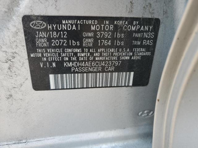 Photo 12 VIN: KMHDH4AE6CU423797 - HYUNDAI ELANTRA GL 