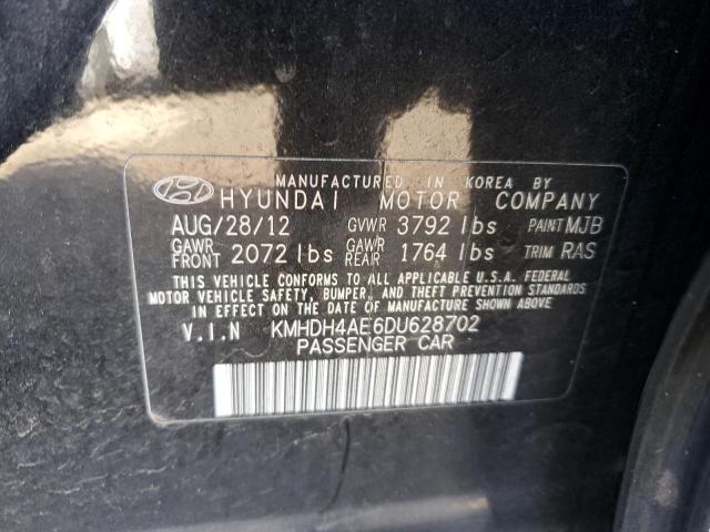 Photo 11 VIN: KMHDH4AE6DU628702 - HYUNDAI ELANTRA GL 