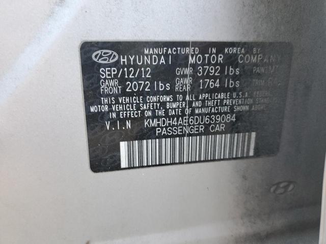 Photo 12 VIN: KMHDH4AE6DU639084 - HYUNDAI ELANTRA 