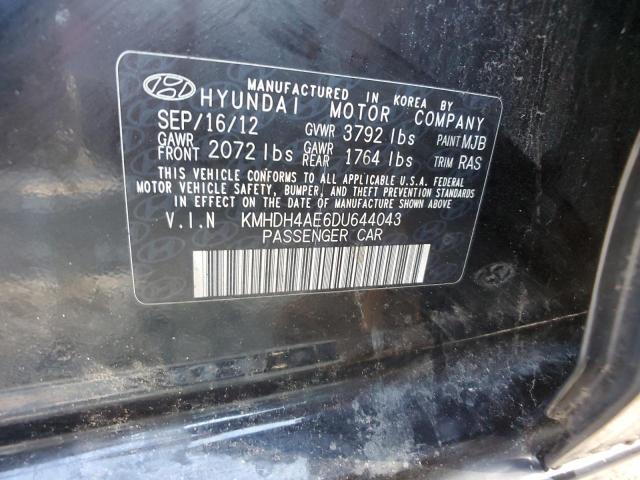 Photo 11 VIN: KMHDH4AE6DU644043 - HYUNDAI ELANTRA 