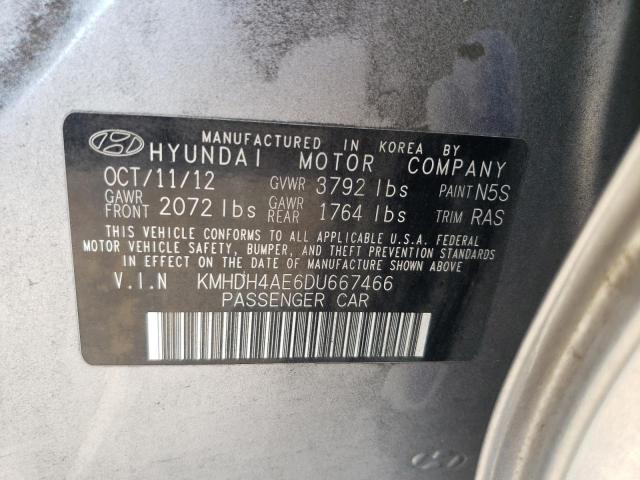 Photo 11 VIN: KMHDH4AE6DU667466 - HYUNDAI ELANTRA GL 