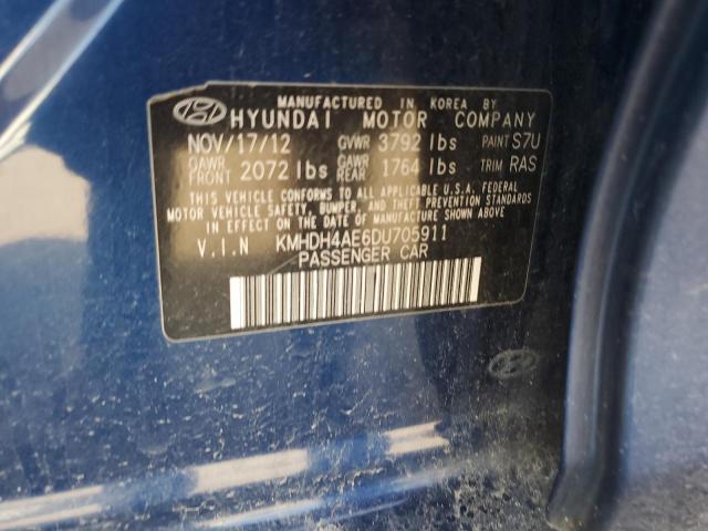 Photo 11 VIN: KMHDH4AE6DU705911 - HYUNDAI ELANTRA GL 