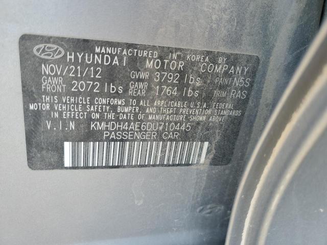 Photo 11 VIN: KMHDH4AE6DU710445 - HYUNDAI ELANTRA 