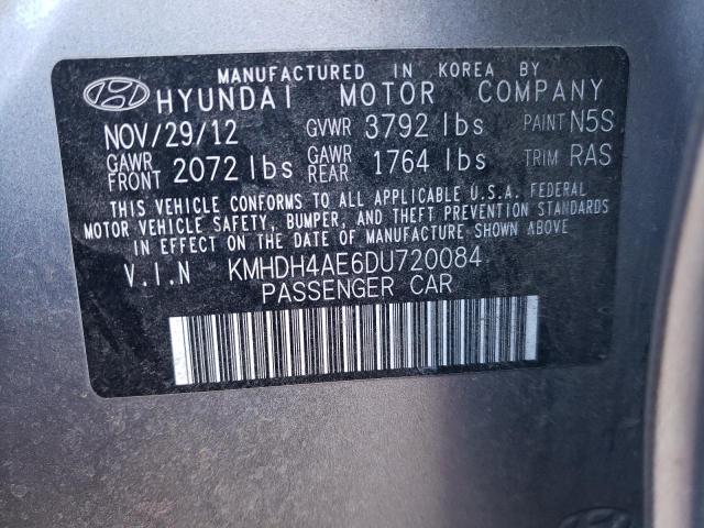 Photo 11 VIN: KMHDH4AE6DU720084 - HYUNDAI ELANTRA 