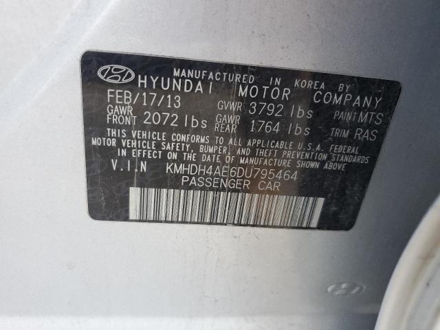 Photo 11 VIN: KMHDH4AE6DU795464 - HYUNDAI ELANTRA GL 