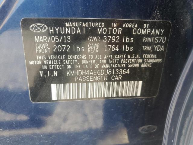 Photo 11 VIN: KMHDH4AE6DU813364 - HYUNDAI ELANTRA 