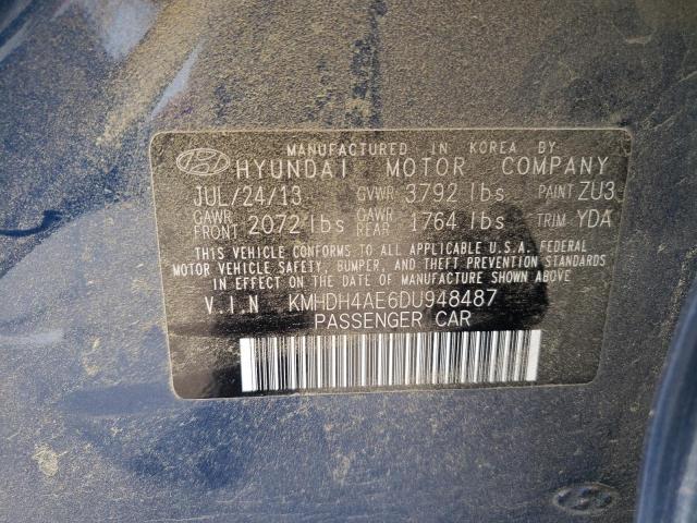 Photo 11 VIN: KMHDH4AE6DU948487 - HYUNDAI ELANTRA 