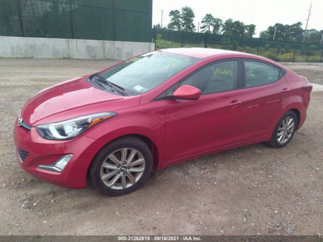 Photo 1 VIN: KMHDH4AE6EU055141 - HYUNDAI ELANTRA 