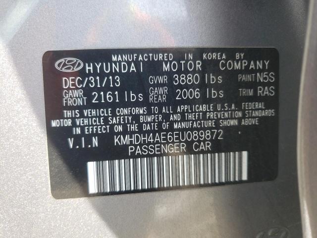 Photo 11 VIN: KMHDH4AE6EU089872 - HYUNDAI ELANTRA 