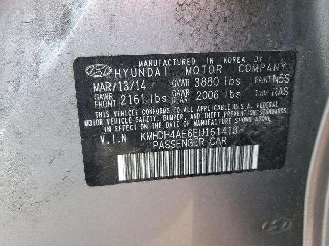 Photo 11 VIN: KMHDH4AE6EU161413 - HYUNDAI ELANTRA SE 