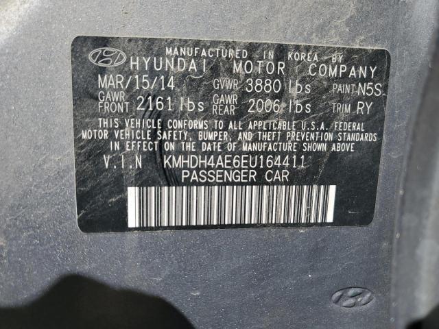 Photo 11 VIN: KMHDH4AE6EU164411 - HYUNDAI ELANTRA 