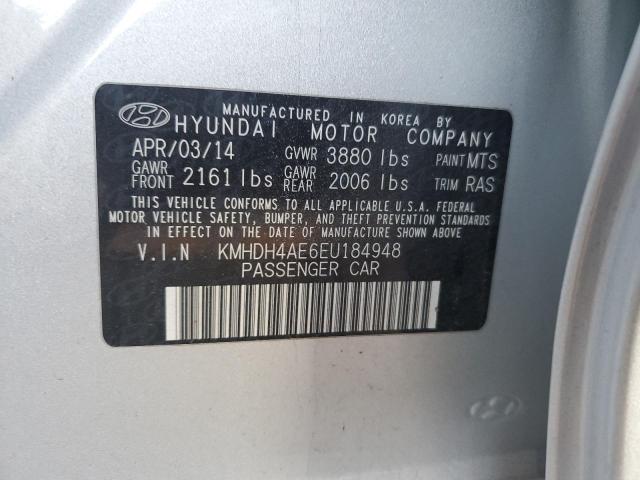 Photo 11 VIN: KMHDH4AE6EU184948 - HYUNDAI ELANTRA SE 