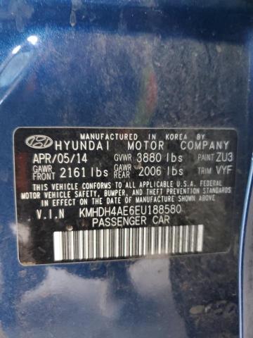 Photo 11 VIN: KMHDH4AE6EU188580 - HYUNDAI ELANTRA SE 