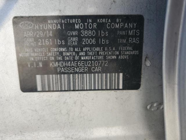 Photo 12 VIN: KMHDH4AE6EU210772 - HYUNDAI ELANTRA 