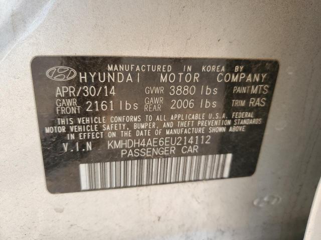 Photo 11 VIN: KMHDH4AE6EU214112 - HYUNDAI ELANTRA 