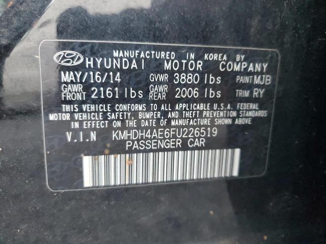 Photo 11 VIN: KMHDH4AE6FU226519 - HYUNDAI ELANTRA SE 