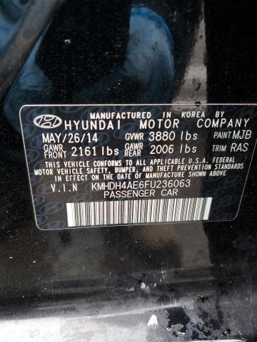 Photo 11 VIN: KMHDH4AE6FU236063 - HYUNDAI ELANTRA SE 