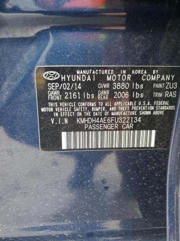 Photo 11 VIN: KMHDH4AE6FU322134 - HYUNDAI ELANTRA SE 