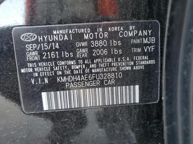 Photo 11 VIN: KMHDH4AE6FU328810 - HYUNDAI ELANTRA 