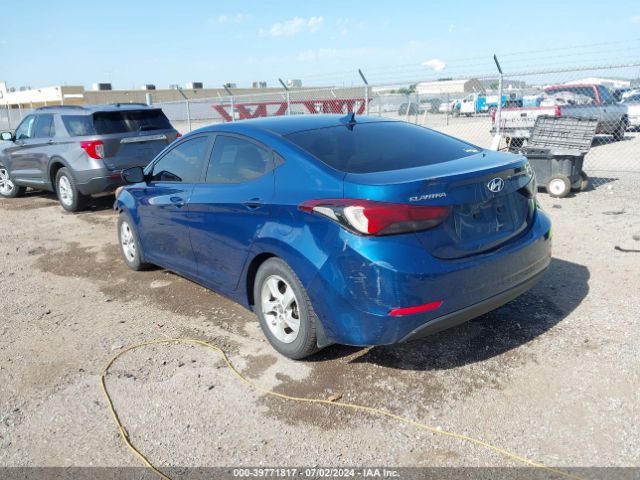 Photo 2 VIN: KMHDH4AE6FU415994 - HYUNDAI ELANTRA 