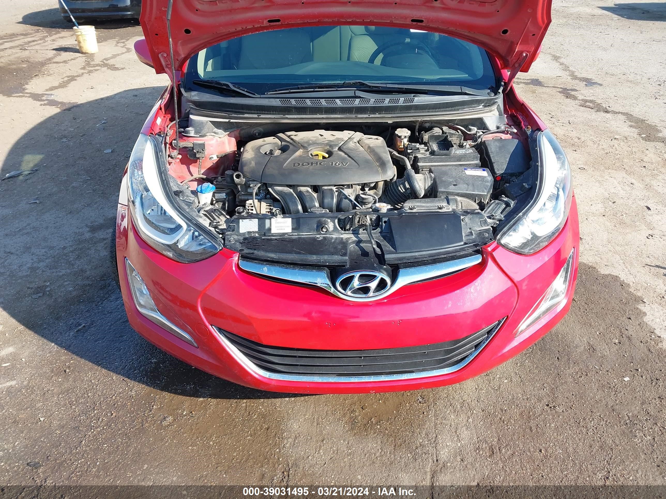 Photo 9 VIN: KMHDH4AE6GU481463 - HYUNDAI ELANTRA 