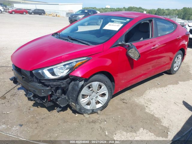 Photo 1 VIN: KMHDH4AE6GU504126 - HYUNDAI ELANTRA 