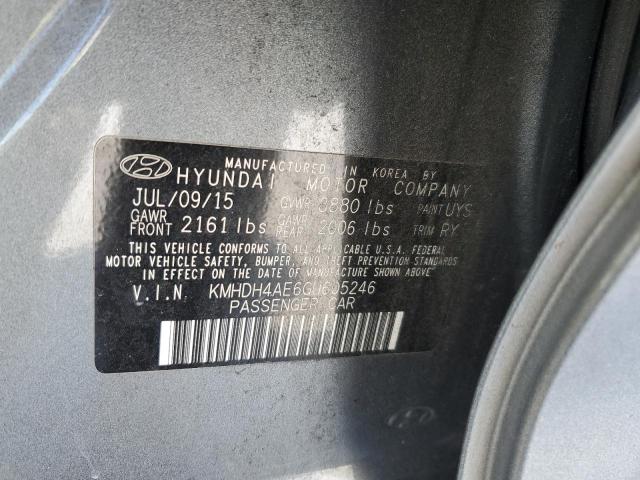 Photo 11 VIN: KMHDH4AE6GU605246 - HYUNDAI ELANTRA 