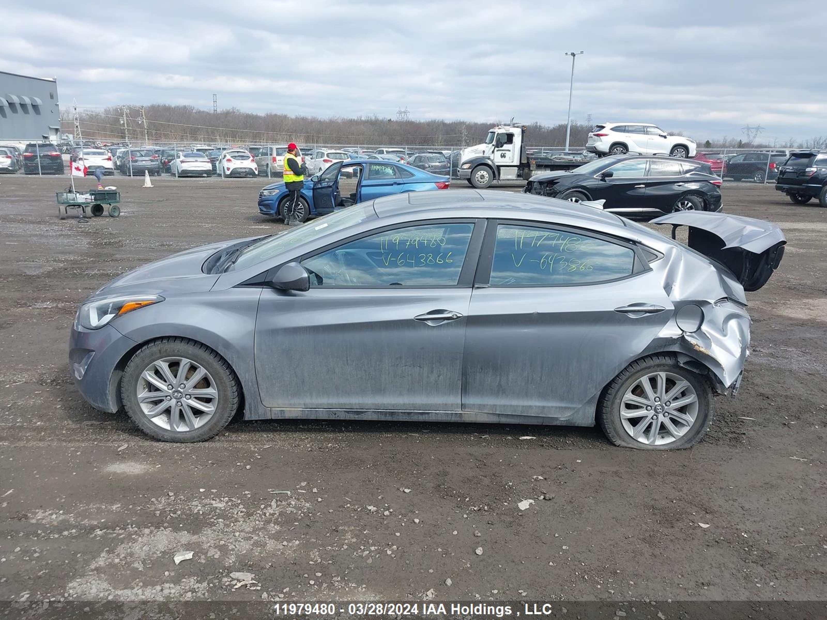 Photo 14 VIN: KMHDH4AE6GU643866 - HYUNDAI ELANTRA 