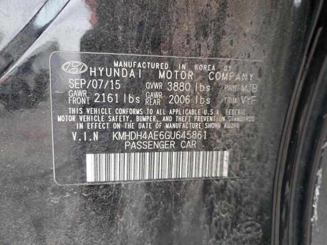 Photo 11 VIN: KMHDH4AE6GU645861 - HYUNDAI ELANTRA 