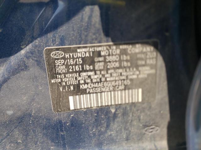 Photo 11 VIN: KMHDH4AE6GU649165 - HYUNDAI ELANTRA SE 