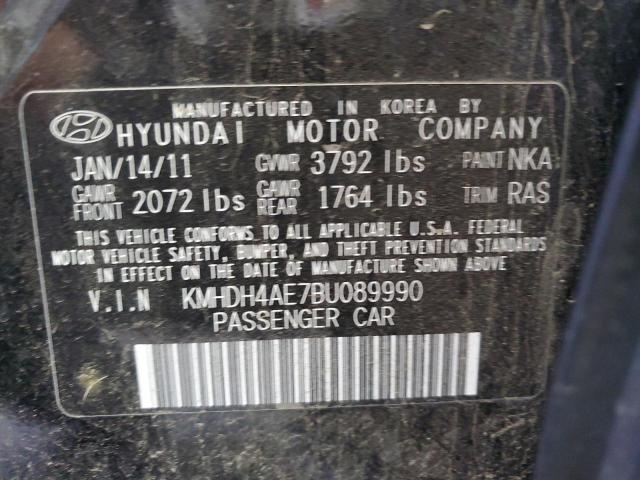 Photo 12 VIN: KMHDH4AE7BU089990 - HYUNDAI ELANTRA 