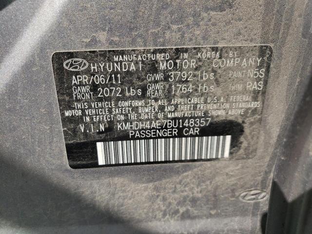 Photo 9 VIN: KMHDH4AE7BU148357 - HYUNDAI ELANTRA GL 