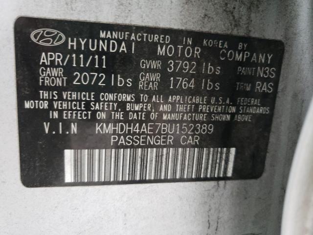 Photo 9 VIN: KMHDH4AE7BU152389 - HYUNDAI ELANTRA GL 