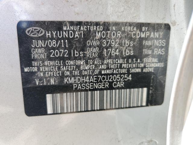 Photo 11 VIN: KMHDH4AE7CU205254 - HYUNDAI ELANTRA 