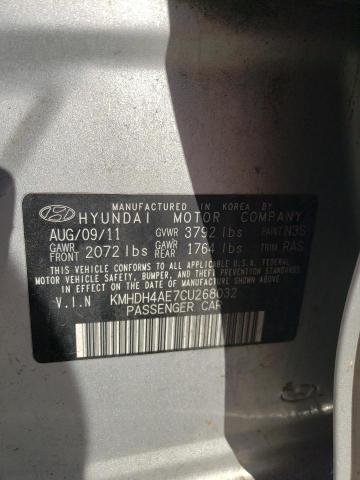 Photo 11 VIN: KMHDH4AE7CU268032 - HYUNDAI ELANTRA GL 