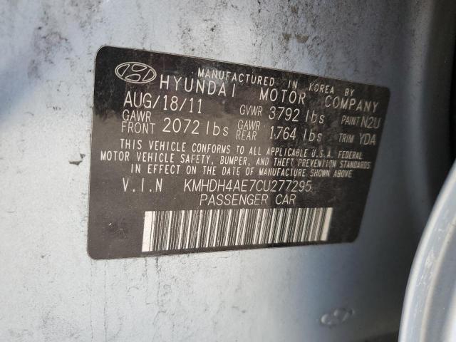 Photo 11 VIN: KMHDH4AE7CU277295 - HYUNDAI ELANTRA GL 