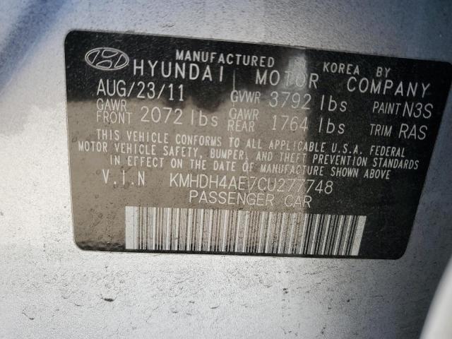 Photo 11 VIN: KMHDH4AE7CU277748 - HYUNDAI ELANTRA 