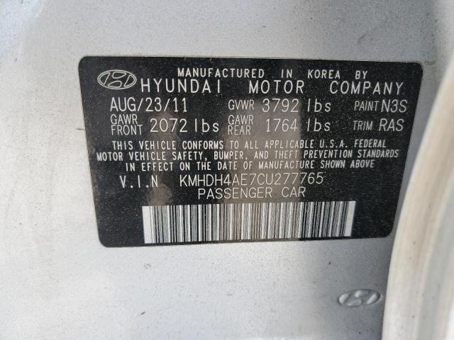 Photo 11 VIN: KMHDH4AE7CU277765 - HYUNDAI ELANTRA 