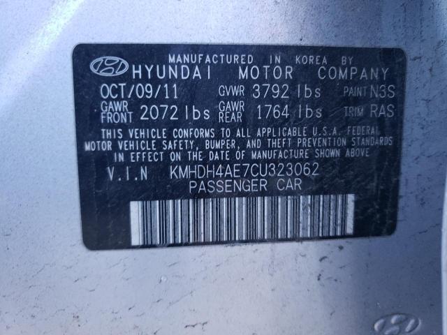 Photo 12 VIN: KMHDH4AE7CU323062 - HYUNDAI ELANTRA 