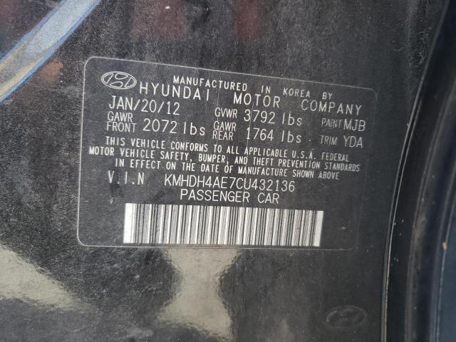 Photo 11 VIN: KMHDH4AE7CU432136 - HYUNDAI ELANTRA GL 