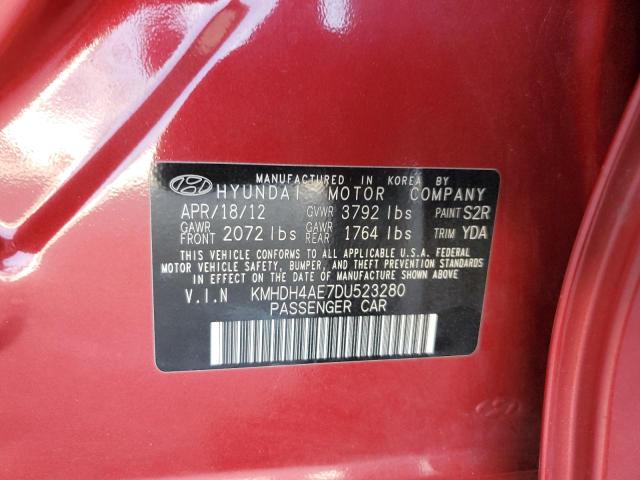 Photo 11 VIN: KMHDH4AE7DU523280 - HYUNDAI ELANTRA 