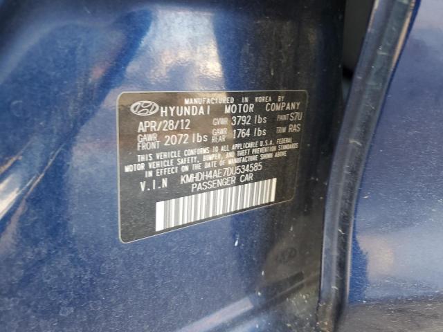 Photo 12 VIN: KMHDH4AE7DU534585 - HYUNDAI ELANTRA 