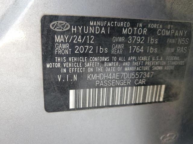 Photo 11 VIN: KMHDH4AE7DU557347 - HYUNDAI ELANTRA 