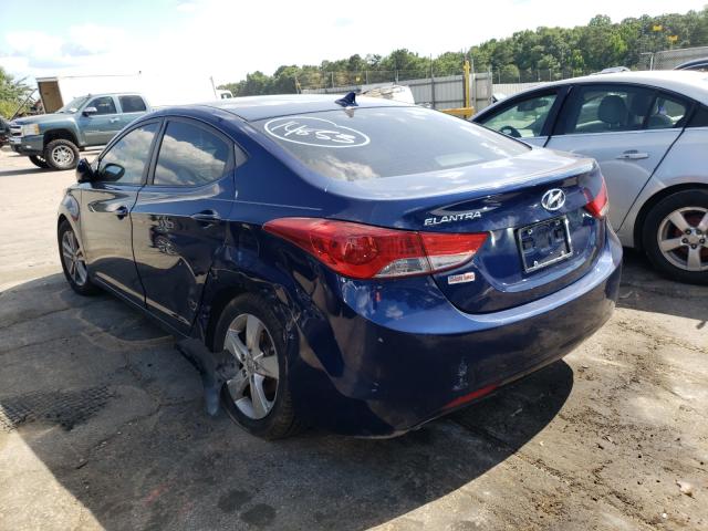 Photo 2 VIN: KMHDH4AE7DU662549 - HYUNDAI ELANTRA GL 