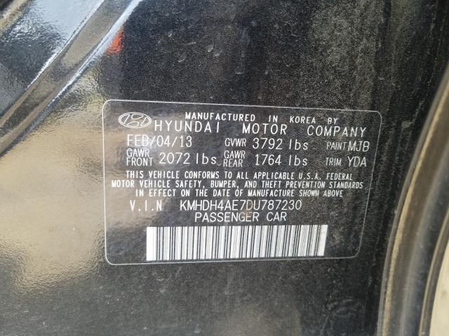 Photo 9 VIN: KMHDH4AE7DU787230 - HYUNDAI ELANTRA GL 