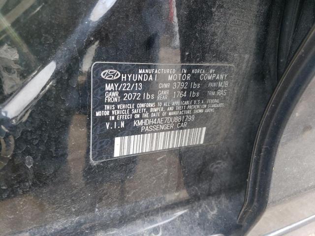 Photo 11 VIN: KMHDH4AE7DU881799 - HYUNDAI ELANTRA GL 