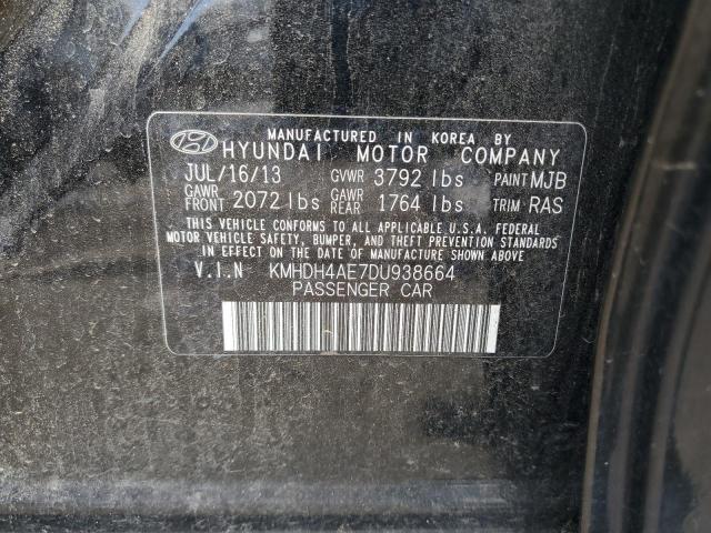 Photo 11 VIN: KMHDH4AE7DU938664 - HYUNDAI ELANTRA 