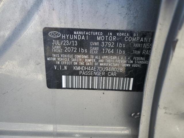 Photo 11 VIN: KMHDH4AE7DU948028 - HYUNDAI ELANTRA GL 