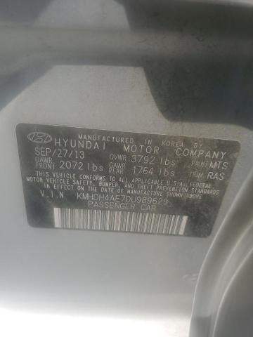 Photo 11 VIN: KMHDH4AE7DU989629 - HYUNDAI ELANTRA 