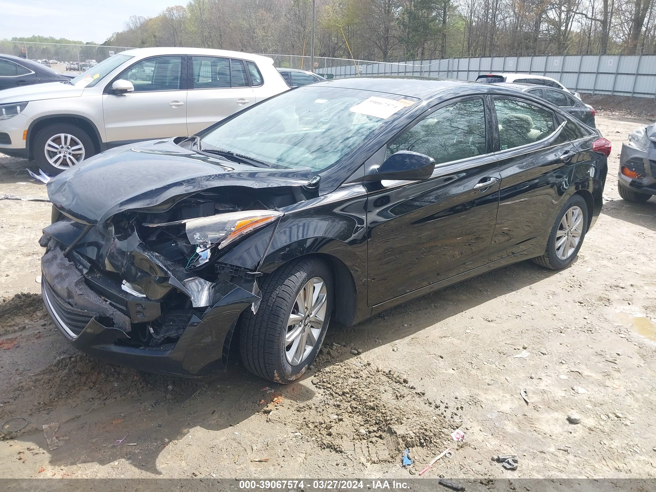 Photo 1 VIN: KMHDH4AE7EU062308 - HYUNDAI ELANTRA 